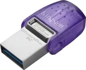 Kingston 256GB DataTraveler microDuo 3C 200MB/s dual USB-A + USB-C EAN: 740617328110