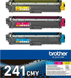 Brother TN241CMY - 3-pack - yellow, cyan, magenta - original - toner cartridge