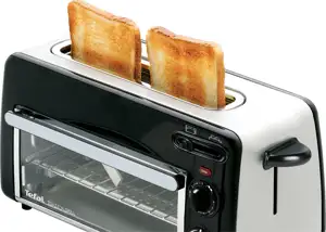 Tefal TL6008 Toast Â´n Grill Minibackofen/Toaster black/silver 