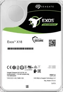 Seagate Exos X18 ST12000NM000J - hard drive - 12 TB - SATA 6Gb/s