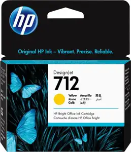 HP 712 - yellow - original - DesignJet - ink cartridge