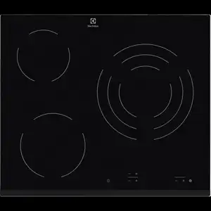 Ugradbena ploča ELECTROLUX EHF6232FOK, struja, 60 cm, 3 zone, staklokeramika, crna