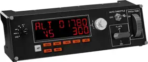 Logitech G Saitek Pro Flight Multi Panel Autopilot-Controller fĂĽr professionelle Flugsimulation