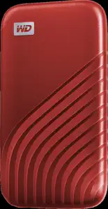 WD My Passport SSD 2TB, USB-C 3.2 red