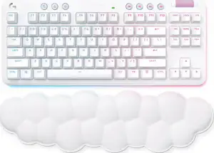 Keyboard Logitech G715 TKL Wireless, Tactile, RGB, Bluetooth, White, HR g.