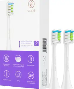 Soocas brush attachments X1/X3/X3U white