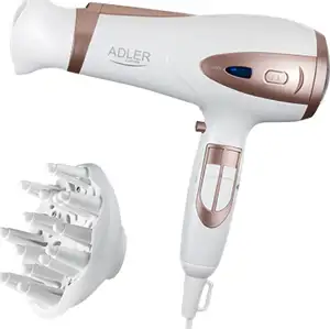 Adler ionic hair dryer 2200W AD 2248 white
