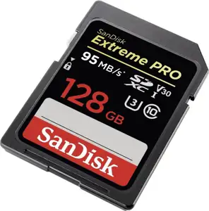 SanDisk SDXC 128GB Extreme Pro 200/90 MB/s V30 UHS-I U3