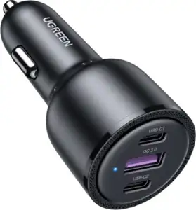 Ugreen 69W USB, USB-C car charger - box