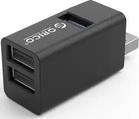 USB hub 3-port, 1x USB 3.0, 2x USB 2.0, ALU Black, ORICO MINI-U32L