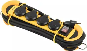 PHILIPS splitter with 4 sockets IP44, 5m