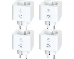 WOOX WiFi Smart utičnica EU, 16A/3680W, WooxHome app, voice control - Alexa & Google Assistant, 4 kom pakiranje (R6113-4PACK)