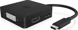 Docking station ICY BOX IB-DK1104-C, USB-C, DP, HDMI, DVI, VGA, za laptop