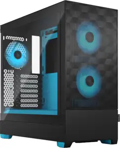 Fractal Design Pop Air RGB Cyan Core mit Seitenfenster blau