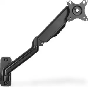 DIGITUS - mounting kit - for LCD display/ curved LCD display - gas spring, swivel arm - black