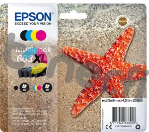 Epson 603XL Multipack - 4-pack - XL - black, yellow, cyan, magenta - original - ink cartridge