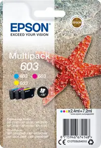 Epson 603 Multipack - 3-pack - yellow, cyan, magenta - original - ink cartridge