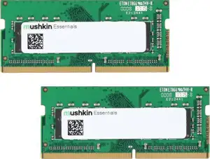 Mushkin Essentials - DDR4 - kit - 16 GB: 2 x 8 GB - SO-DIMM 260-pin - 3200 MHz / PC4-25600 - unbuffered