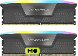 Corsair Vengeance RGB 64GB Kit DDR5 (2x32GB) 5200MHz, CL40, AMD Expo certifikat, siva