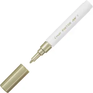 Marker 1mm Pintor Pilot SW-PT-F-GD metalik zlatni