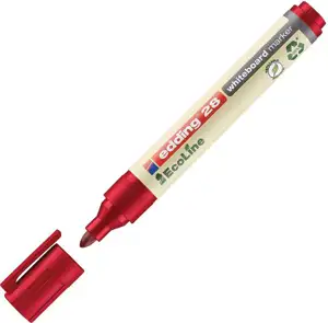 Marker za bijelu ploču 1,5-3mm EcoLine Edding 28 crveni