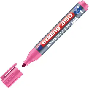 Marker za bijelu ploču 1,5-3mm Edding 360 rozi