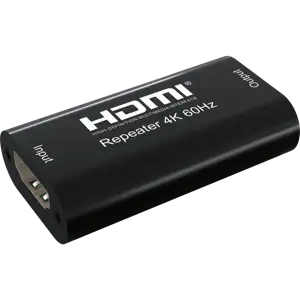 Techly IDATA HDMI2-RIP4KT AV extender AV repeater Black