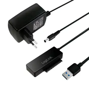 LogiLink Adapter USB 3.0 to SATA with OTB - storage controller - SATA 3Gb/s - USB 3.0