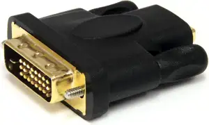 StarTech.com HDMI to DVI-D Video Cable Adapter - F/M - HD to DVI - HDMI to DVI-D Converter Adapter (HDMIDVIFM) - video adapter