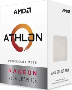 Procesor AMD Athlon 3000G AM4 Box max. 3,5GHz 2xCore 5MB Cache with Readeon Vega 3 Graphics