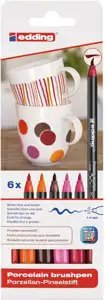 Marker brushpen za porculan-keramiku 4200/6 Edding warm blister