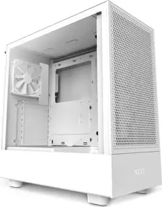 NZXT H5 FLOW Tempered Glass, matte white