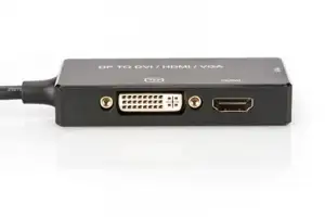 ASSMANN video adapter - DisplayPort / HDMI / DVI / VGA - 20 cm