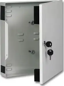 Opt. ormar NŽ, bez panela, za max. 4 splice kazete, 320(š)x280(v)x54(d) mm, svjetlo sivi (RAL 7035)