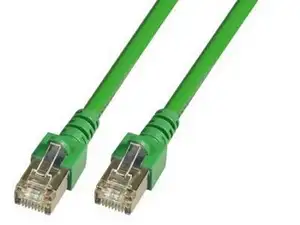 SF/UTP prespojni kabel Cat.5e PVC CCA AWG26, zeleni, 2,0 m