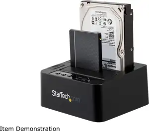 Dual Bay Hard Drive Duplicator, Standalone USB 3.0 (5 Gbps) eSATA to 2.53.5 SATA III HDDSSD ClonerCopier, Hard Drive Docking Station - Hard Disk Cloner - storage controller - SATA 6Gb/s -