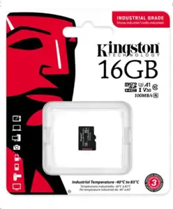 16GB Kingston Industrial microSDHC 100MB/s
