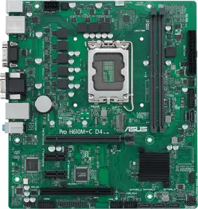 ASUS PRO H610M-C D4-CSM - motherboard - micro ATX - LGA1700 Socket - H610