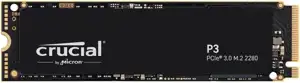Crucial P3 - SSD - 500 GB - PCIe 3.0 (NVMe)