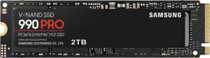 SSD 2TB M.2 80mm PCI-e 4.0 x4 NVMe, V-NAND, Samsung 990 PRO MZ-V9P2T0BW