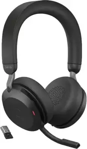 Jabra Evolve2 75 Stereo MS (USB-C) Bluetooth + Stand black