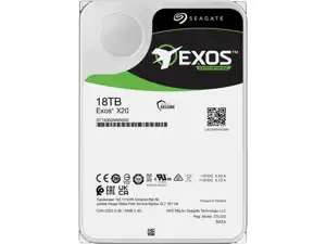 Seagate Exos X20 ST18000NM000D - hard drive - 18 TB - SAS 12Gb/s