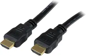 StarTech.com 1m High Speed HDMI Cable - Ultra HD 4k x 2k HDMI Cable - HDMI to HDMI M/M - 1 meter HDMI 1.4 Cable - Audio/Video Gold-Plated (HDMM1M) - HDMI cable - 1 m