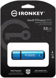 Stick Kingston IronKey VP50C 16GB USB-C secure