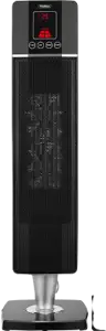 VonHaus 2000 W Premium Oscillating Ceramic PTC Heater Black 2514041