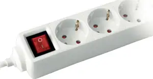 Produžni kabel Commel 5/1,4m bijeli s prekidačem 16A 250V~3500W 0817