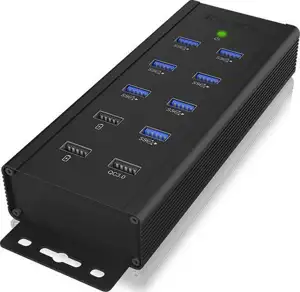 ICY BOX IB-HUB1703-QC3 USB3.0 Hub 7 Port / 1x QC 3.0 Ladeanschluss / 2x BC 1.2 LadeanschlĂĽsse