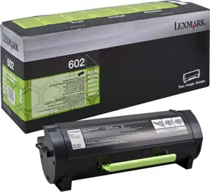Lexmark 602 - black - original - toner cartridge - LCCP, LRP