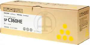 Ricoh SP C360HE - yellow - original - toner cartridge