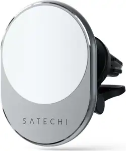 Satechi Magnetic Wireless Car Charger - Silver
